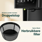Vivid Green Kaffeemaschine 1,8L mit Display und Timer