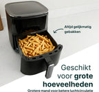 Vivid Green Heißluftfritteuse mit Display 5L