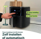 Vivid Green Heißluftfritteuse mit Display 5L