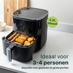 Vivid Green Heißluftfritteuse mit Display 5L
