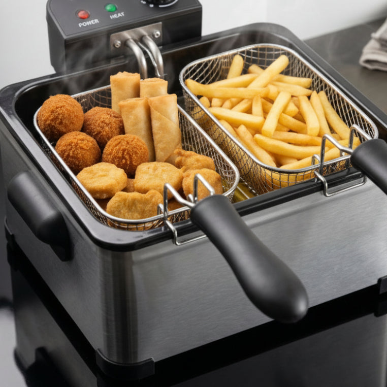 Gleichzeitig verschiedene Snacks zubereiten