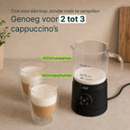 Vivid Green Glas-Milchaufschäumer - 400 ml