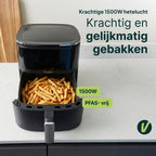 Vivid Green Heißluftfritteuse mit Display 5L