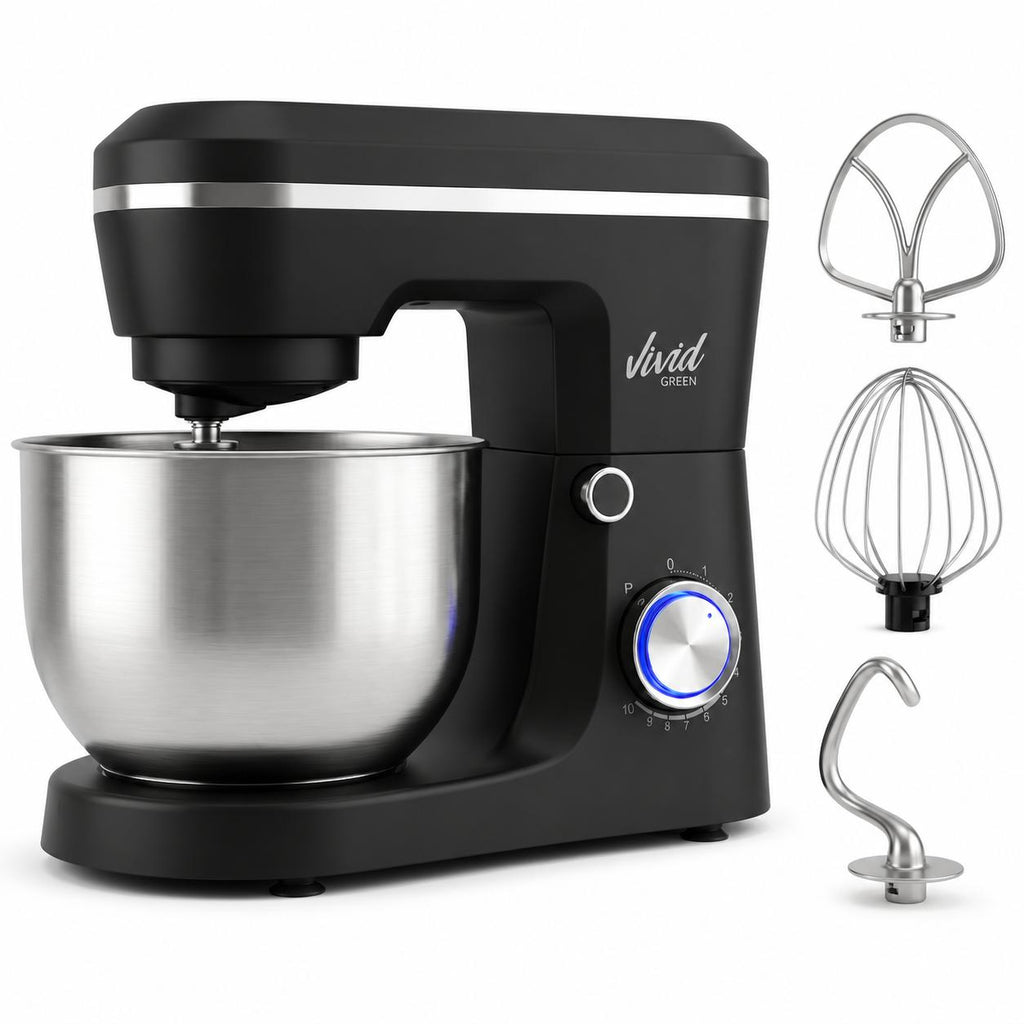 Vivid Green Küchenmaschine 1500W - 3,8L Rührschüssel