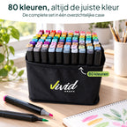 Vivid Green Twinmarker 80 Stück - Alkoholmarker