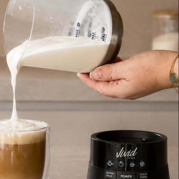 Induktionserwärmung mit separatem Milchbehälter