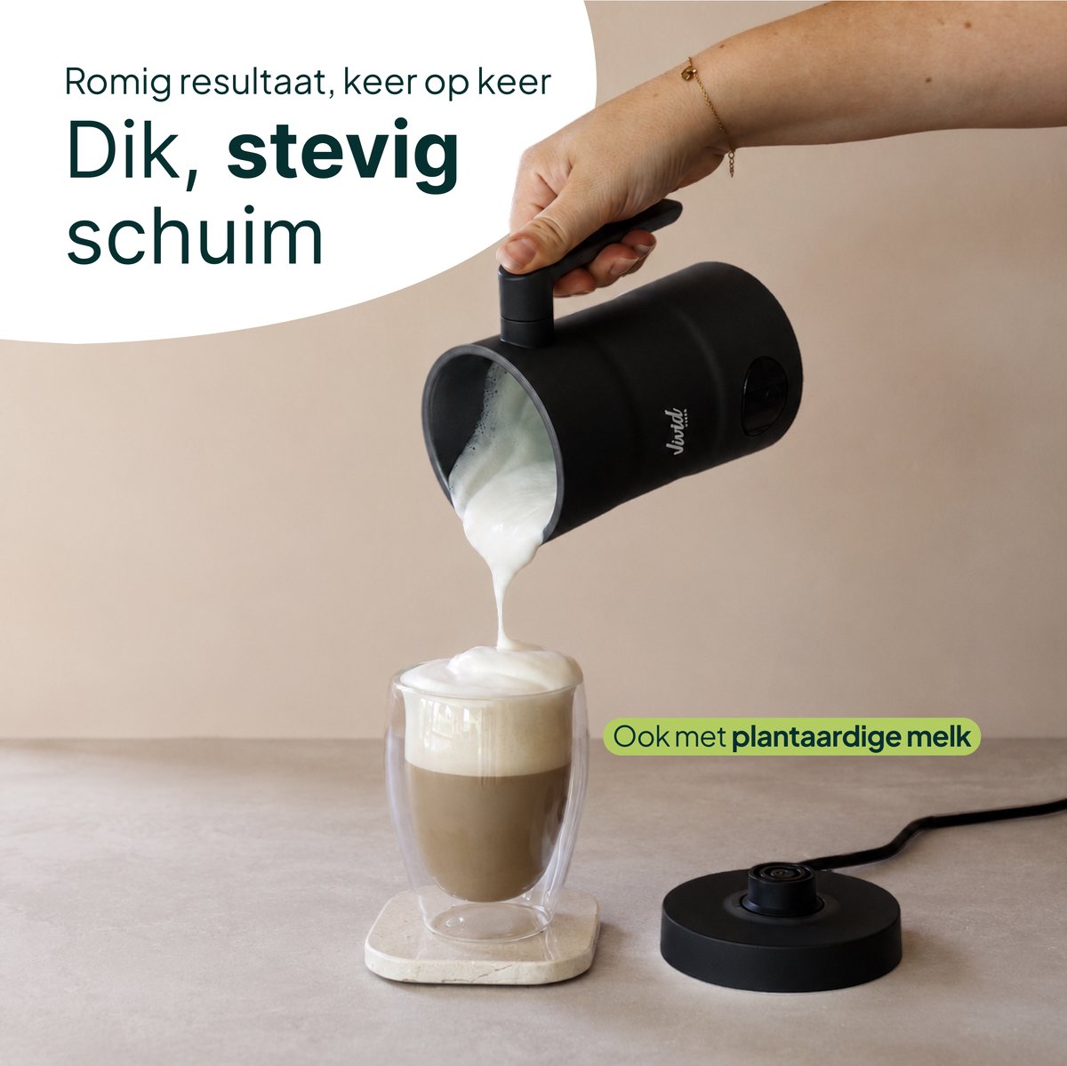 Vivid Green Milchaufschäumer - 350ML