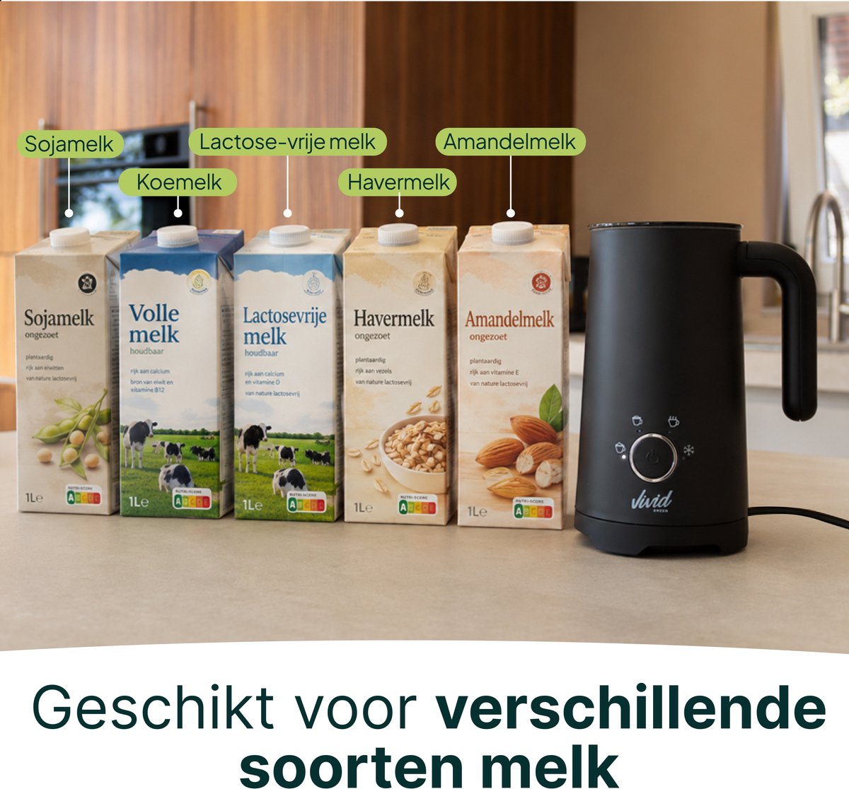 Vivid Green Milchaufschäumer - 300 ml