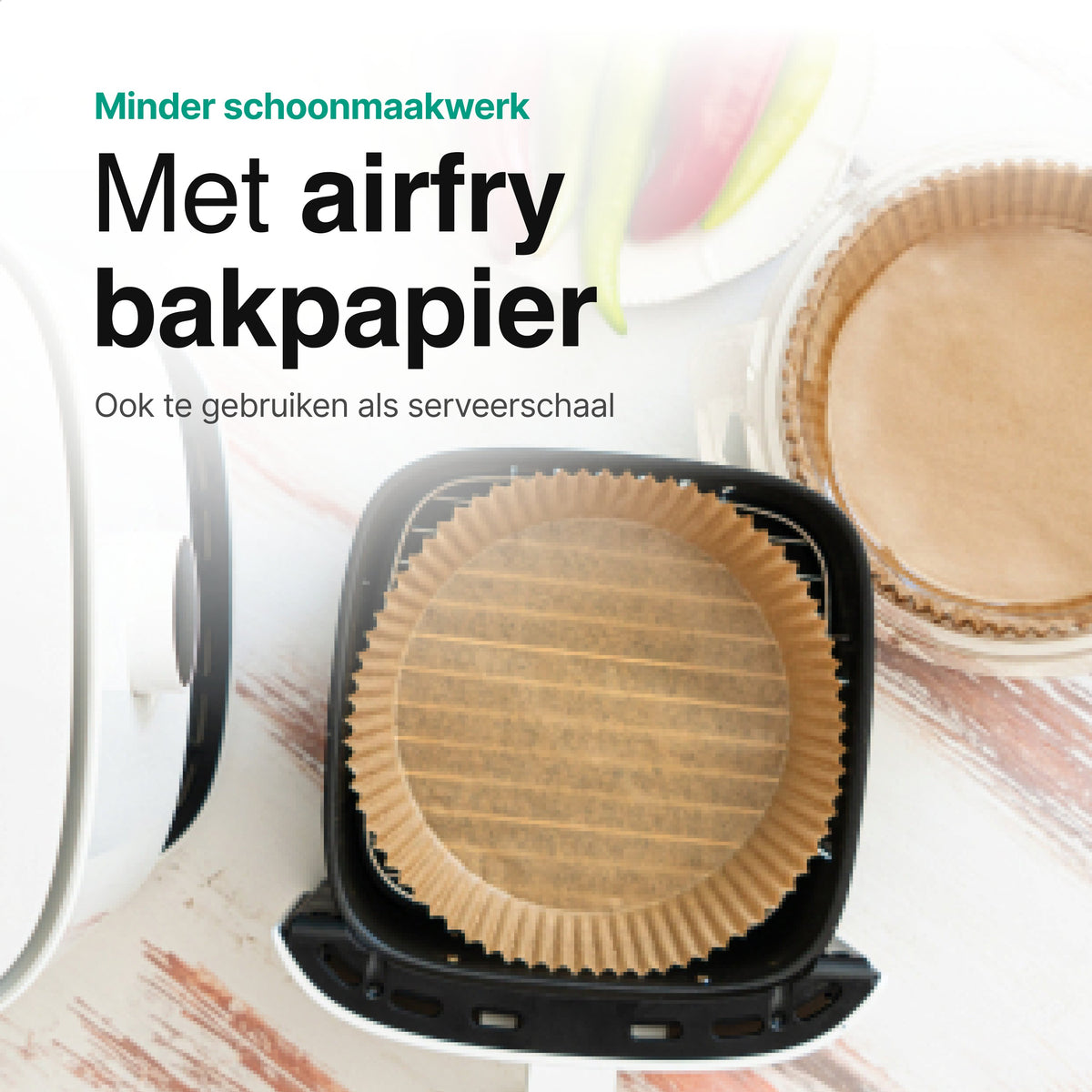 Vivid Green Heißluftfritteusen-Zubehör, 8-teiliges Set