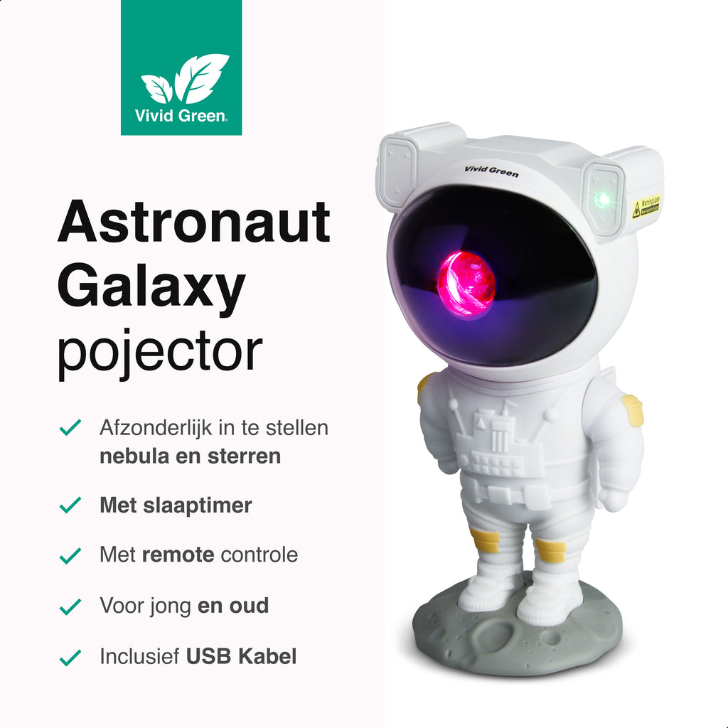 Vivid Green Astronaut Sternenprojektor