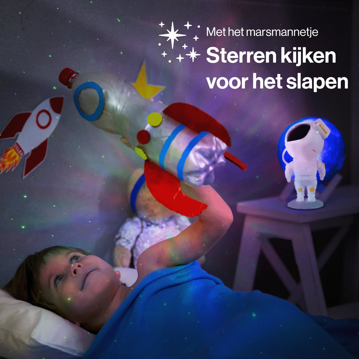 Vivid Green Astronaut Sternenprojektor