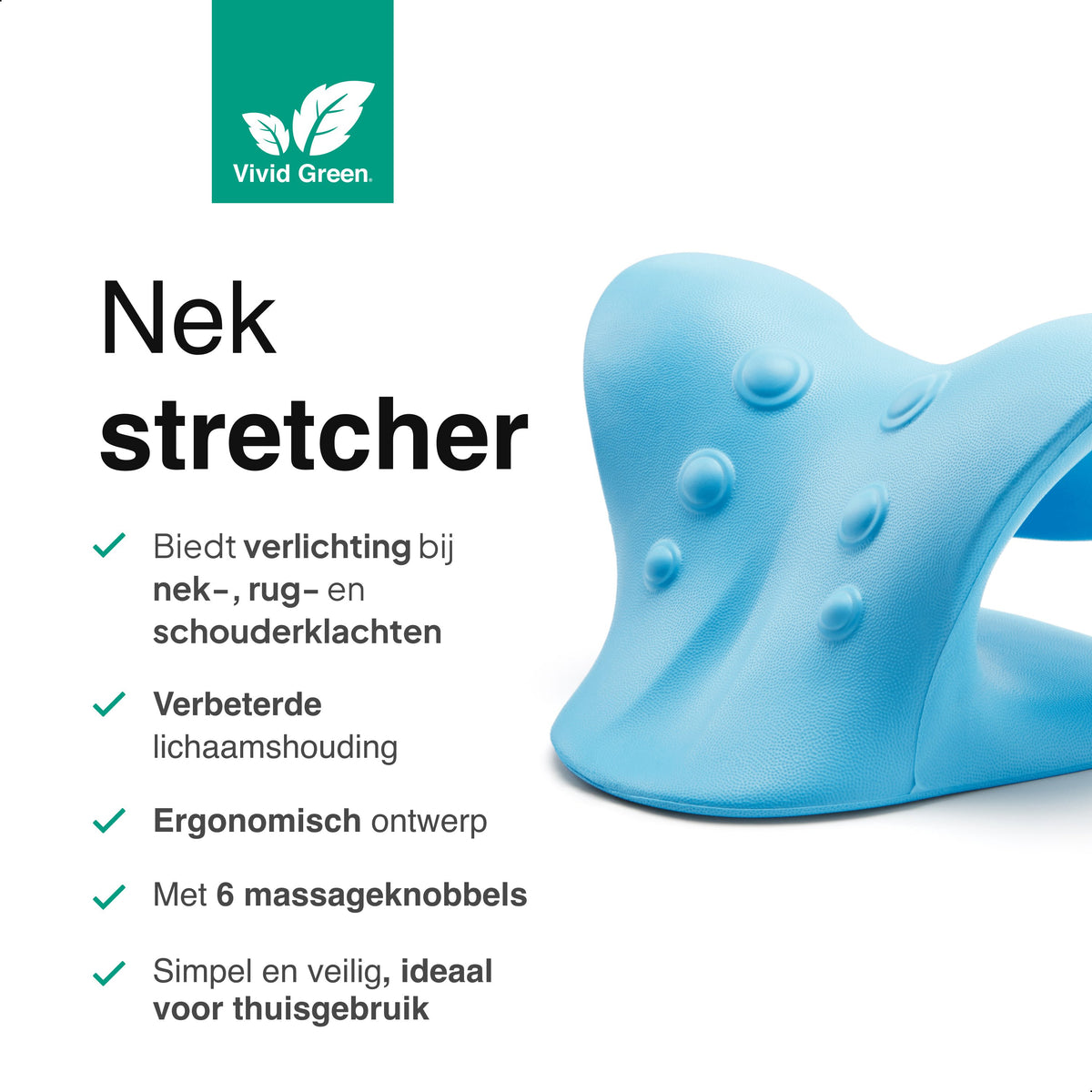 Vivid Green Nackendehner - Blau