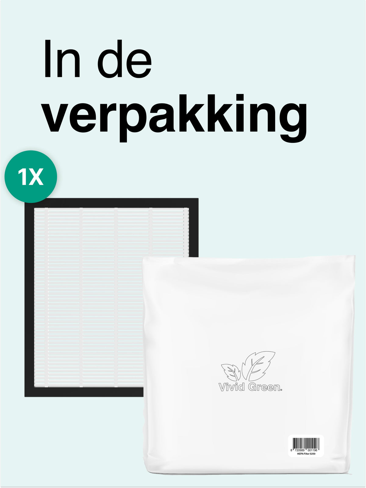 Vivid Green HEPA-Filter 5259