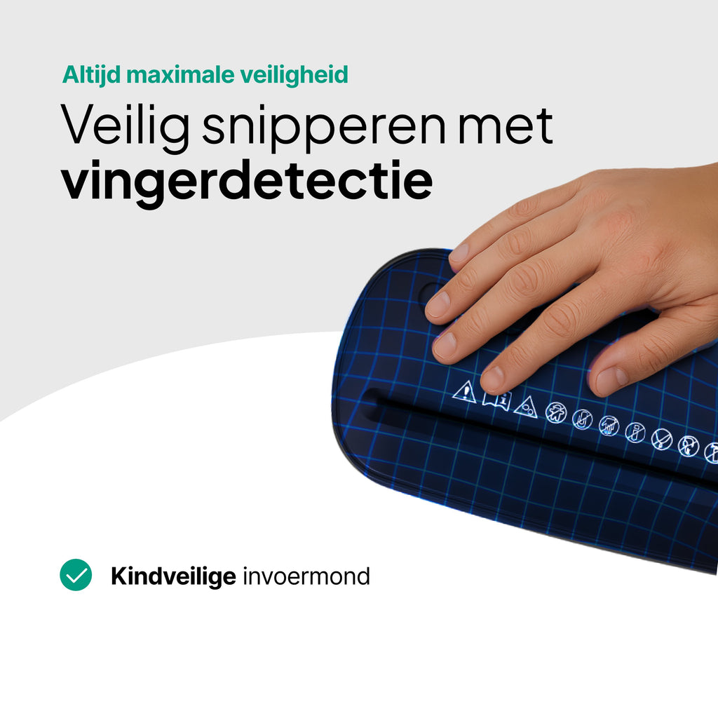Vivid Green Aktenvernichter 8L - Schwarz