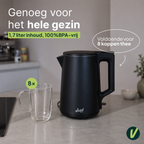 Vivid Green 2200W Wasserkocher - Schwarz