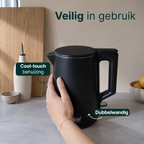 Vivid Green 2200W Wasserkocher - Schwarz