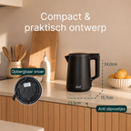 Vivid Green 2200W Wasserkocher - Schwarz