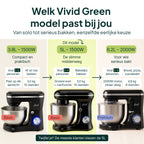 Vivid Green Küchenmaschine 1500W 5L Rührschüssel