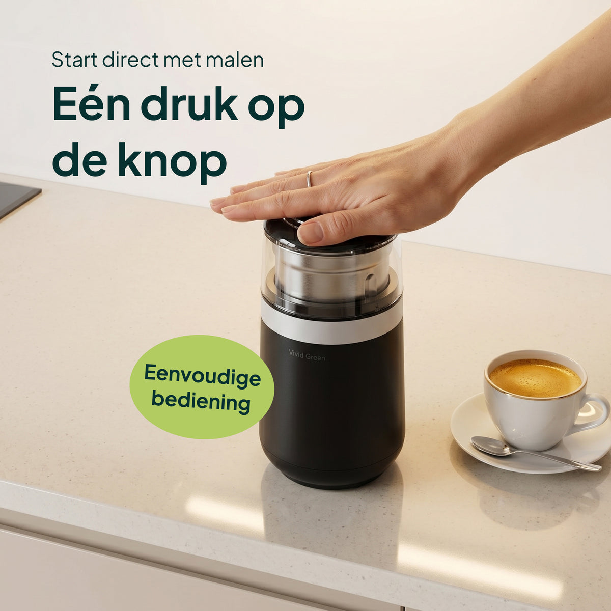 Vivid Green Elektrische Kaffeemühle
