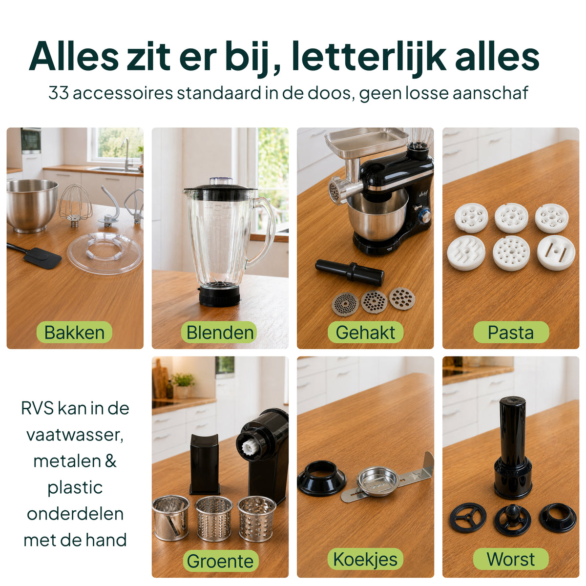 Vivid Green Multifunktionale Küchenmaschine