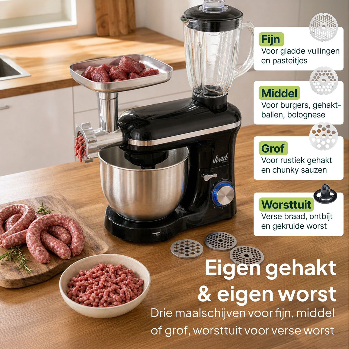 Vivid Green Multifunktionale Küchenmaschine