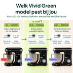 Vivid Green Küchenmaschine 2000W