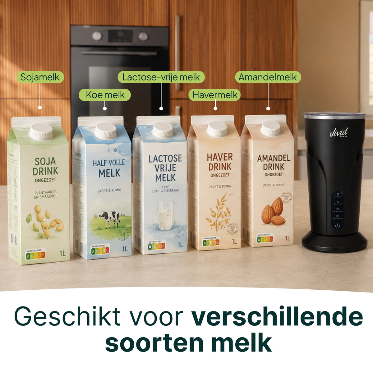 Vivid Green Melkopschuimer - 300ML