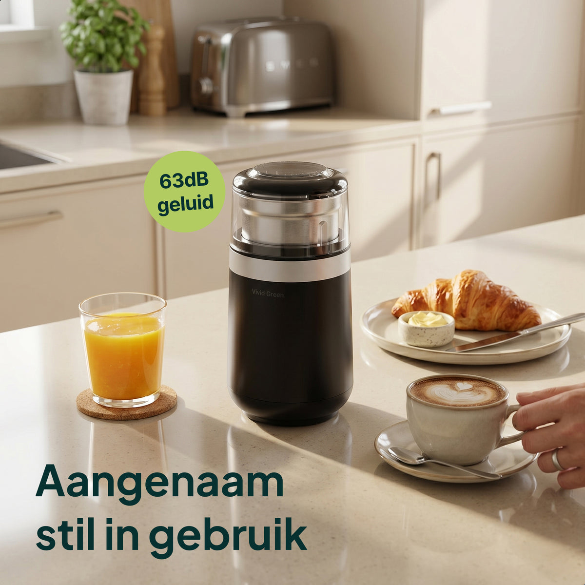 Vivid Green Elektrische Kaffeemühle