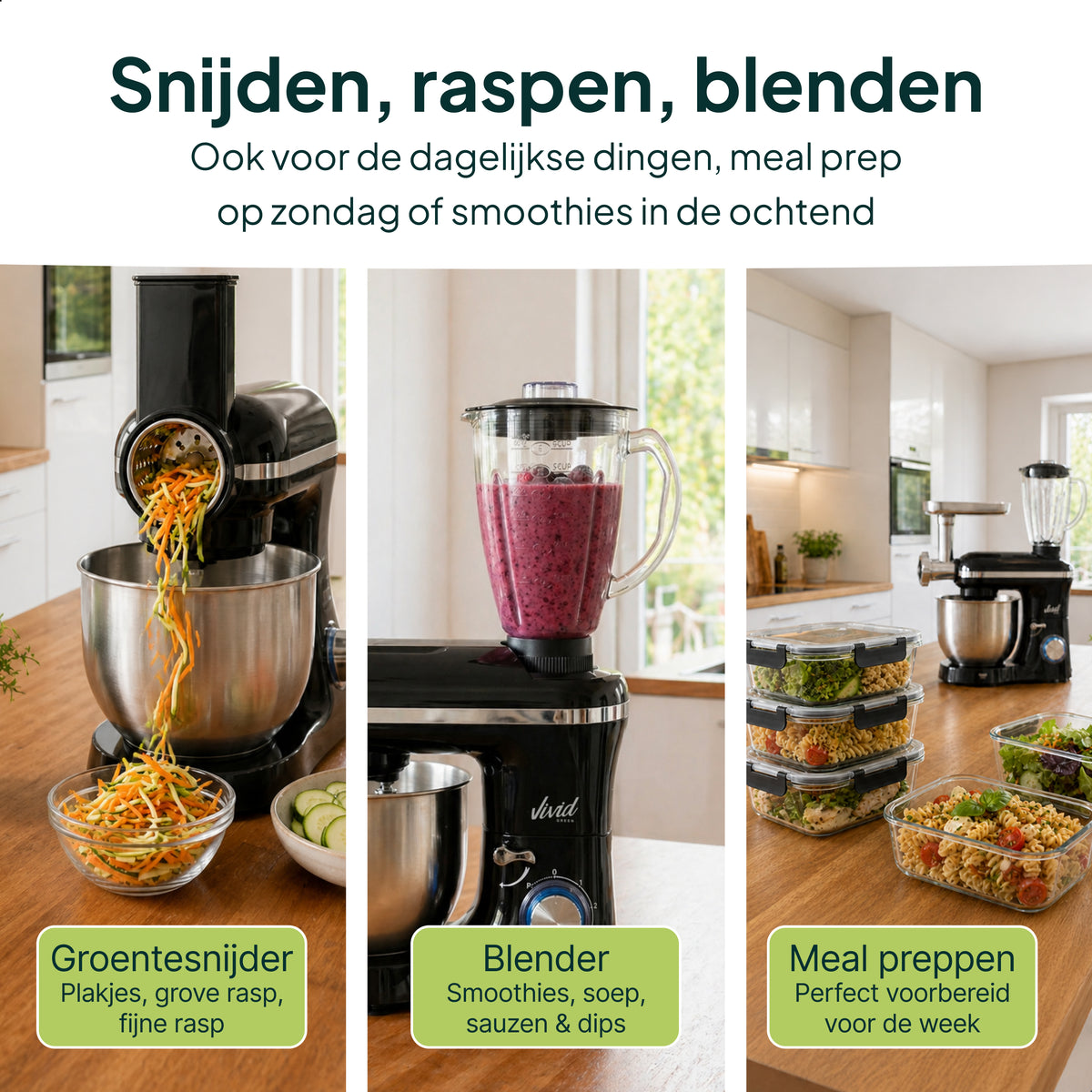 Vivid Green Multifunktionale Küchenmaschine