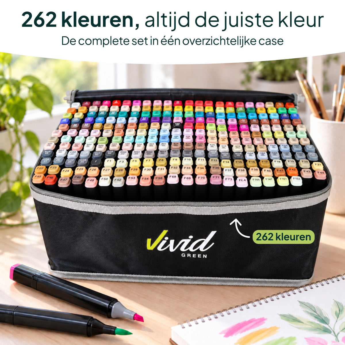 Vivid Green Twinmarker 262 Stück - Alkoholmarker