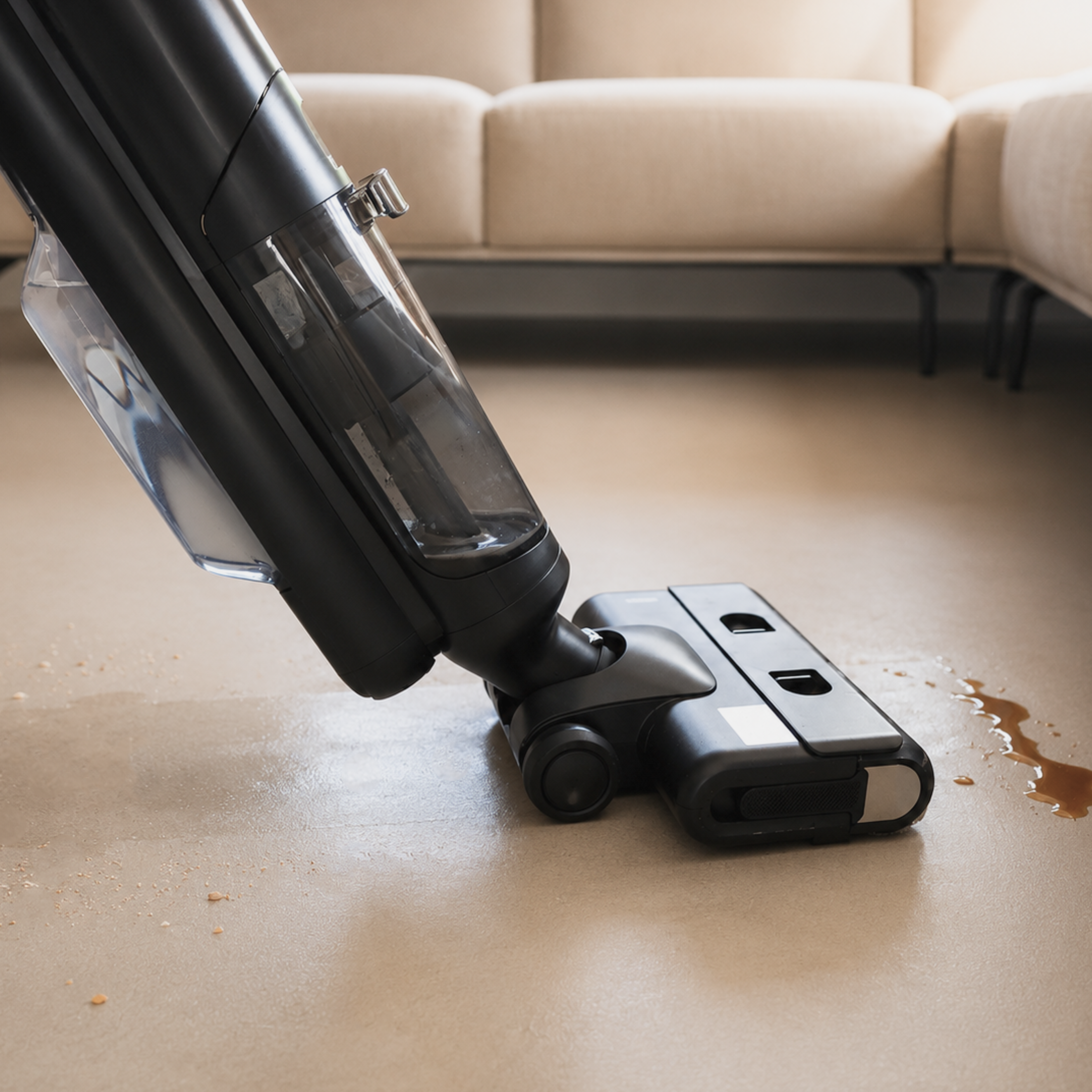 Zwei Reinigungsschritte in einem Arbeitsgang
