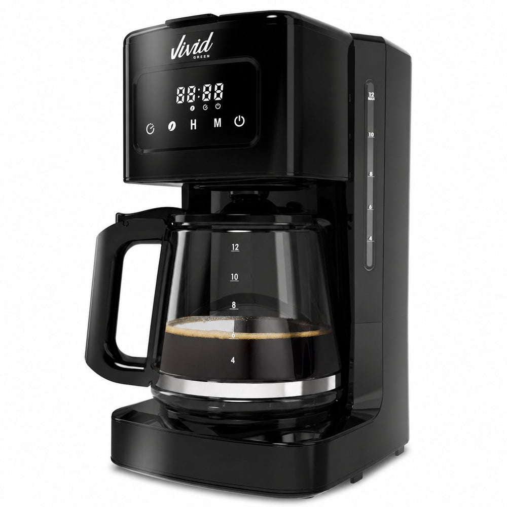 Vivid Green Kaffeemaschine 1,8L mit Display und Timer